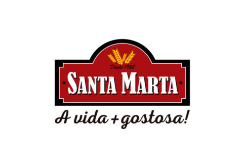 Logo da padaria Santa Marta